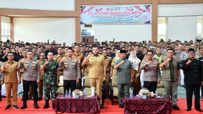 208 Calon Dubalang Kota Padang Jalani Pelatihan di SPN Polda Sumbar