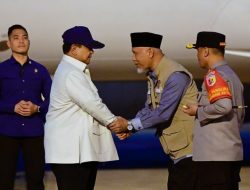 Presiden Prabowo Tiba di Sumatera Barat, Tinjau Lokasi Bencana di Agam, Padangpariaman dan Tanahdatar