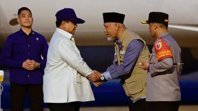 Presiden Prabowo Tiba di Sumatera Barat, Tinjau Lokasi Bencana di Agam, Padangpariaman dan Tanahdatar