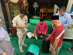 Dosen dan Mahasiswa Teknik Telekomunikasi PNP Dampingi Pemanfaatan Wireless Speaker di Masjid Al Muttaqin